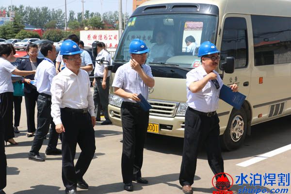 侯典峰、王力舟來(lái)水泊焊割