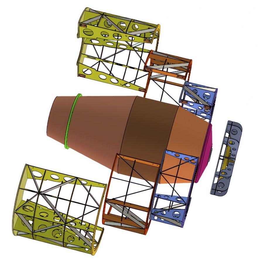 封頭胎膜、前錐胎膜、中節(jié)胎膜、后錐胎膜